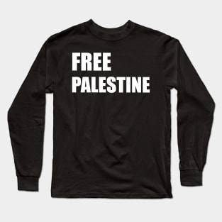 Free Palestine Long Sleeve T-Shirt